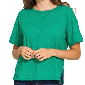 🍀 ZENANA “ GERI 4 “ ZENANA COTTON SHORT SLEEVE TEE SHIRT 30